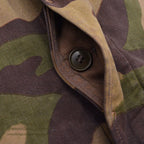 1960's CZECHOSLOVAKIA MILITARY BROWN DYED SALAMANDER PATTERN CAMO COAT...