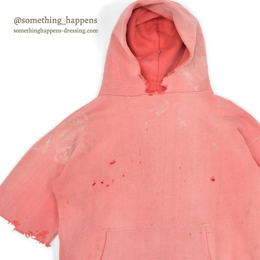 1950's RED FADED SWEAT HOODIE NICE WORN ...