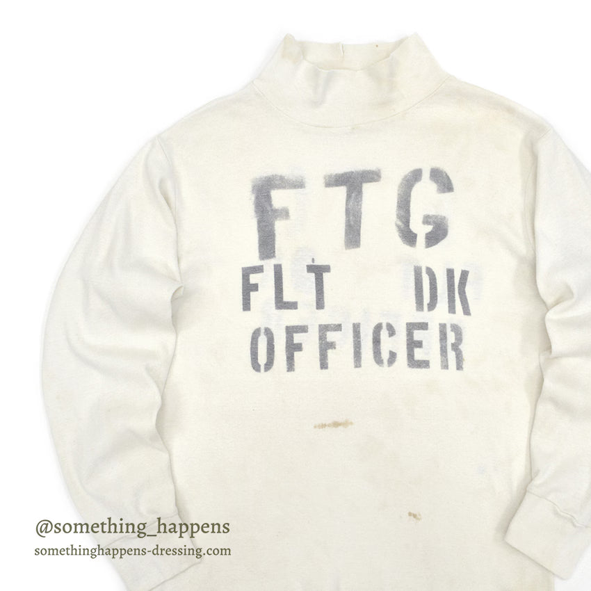 1970's U.S.NAVY FLIGHT DECK CREWMAN'S JERSEY STENCIL ... LARGE