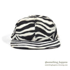 1990's ZEBRA PATTERN SNAPBACK CAP MADE IN USA...