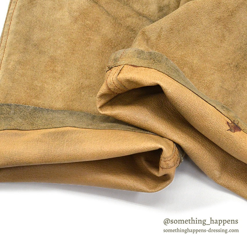 1970's~ SCULLY BROWN LEATHER PANTS...W33/L29