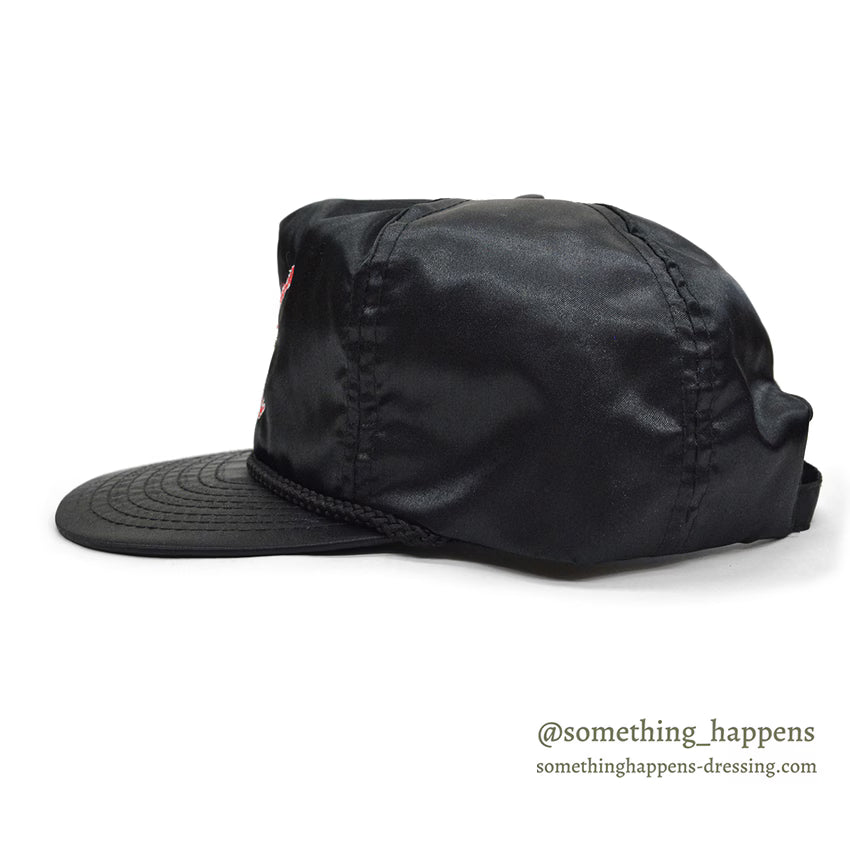 1990's BOOTLEG NIKE AIR JORDAN FLIGHT NYLON CAP BLACK...