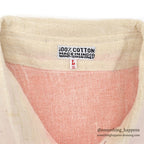 1970's~ INDIA TWO-TONE WESTERN SHIRT... L