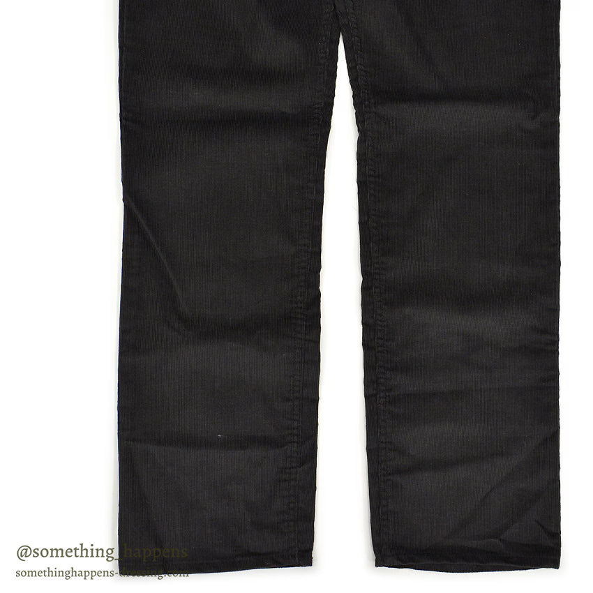 1980's DEADSTOCK Levi's 519-1558 BLACK CORDUROY PANTS... W38/L32