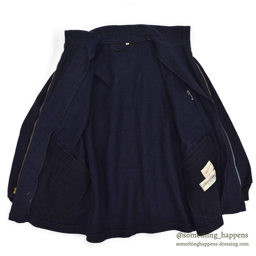 1960's USNAVAL ACADEMY CADET COAT WITH FLOCKY PATCH... M
