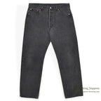 Levi's 501 BLACK DENIM PANTS FADED... W36/L30