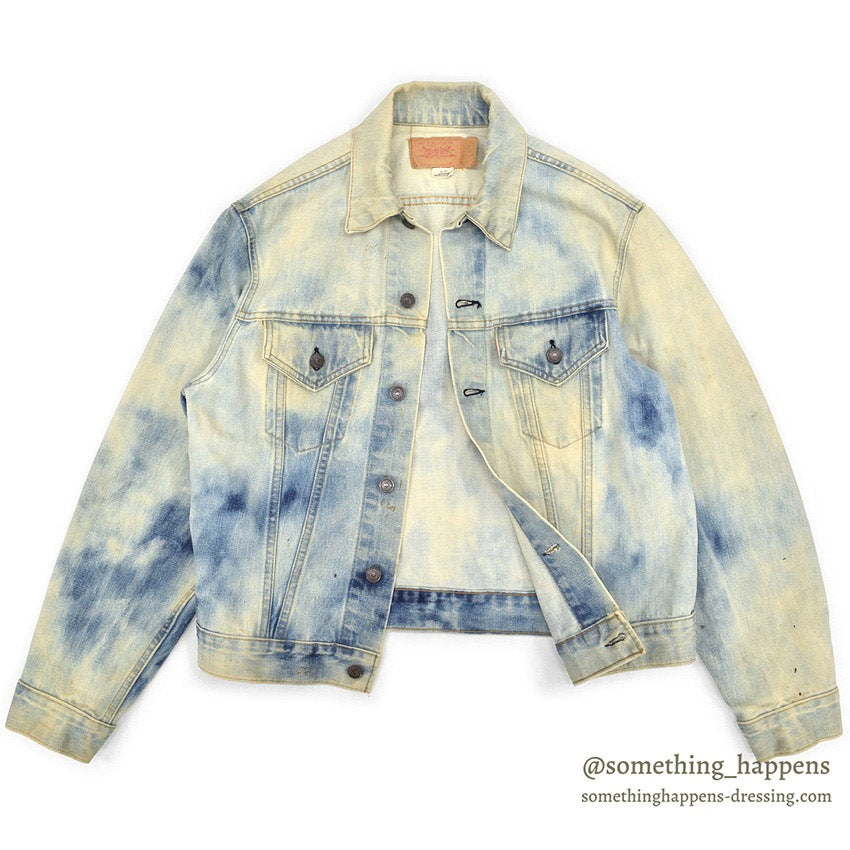 1970's Levi's 70505-0217 BLEACHED DENIM JACKET... 44