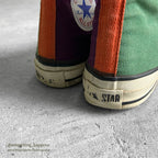 1980's CONVERSE ALL STAR MULTI CRAZY PATTERN HI... 7 1/2