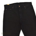 1980's DEADSTOCK Levi's 505 BLACK DENIM PANTS ... W38/L30