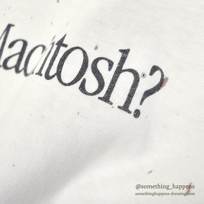1990's ONEITA APPLE WHY DO PEOPLE LOVE MACINTOSH T-SHIRT... XL