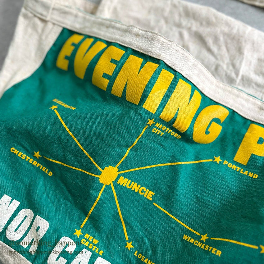 1960's EVENING PRESS HONOR CARRIER AWARD NEWSPAPERS BAG...