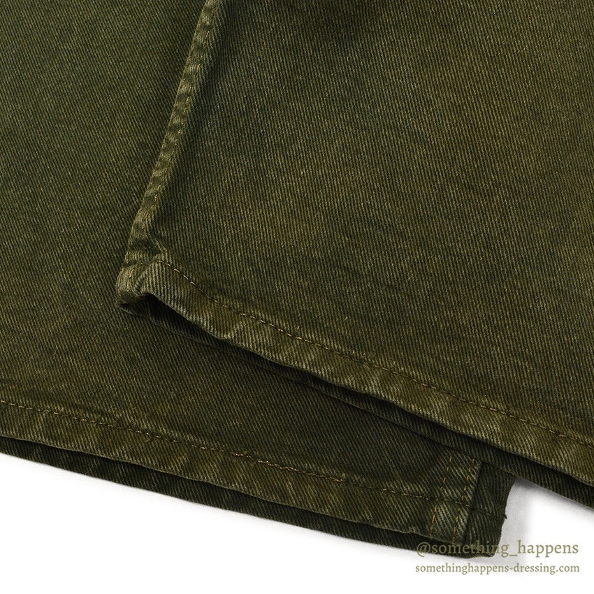 1990's Levi's 550 MOSS GREEN DENIM SHORTS... W33/L00
