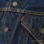 1960's LEVI'S 70505 BIG-E DENIM JACKET UNIQUE CUSTOMIZED... 46