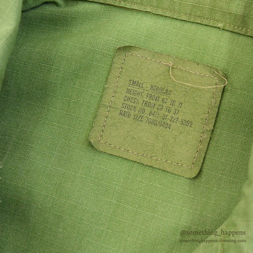 1990's U.S.MILITARY OVERDYED COAT, DESERT CAMO PATTERN, COMBAT ... S-R