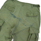 1960's USARMY JUNGLE FATIGUE PANTS POPLIN... MEDIUM-REGULAR