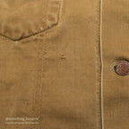 1960's~ LEVI'S BIG-E BROWN COTTON SATIN JACKET...