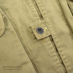 1970's~ UNUSUAL COTTON TWILL FISHING VEST...