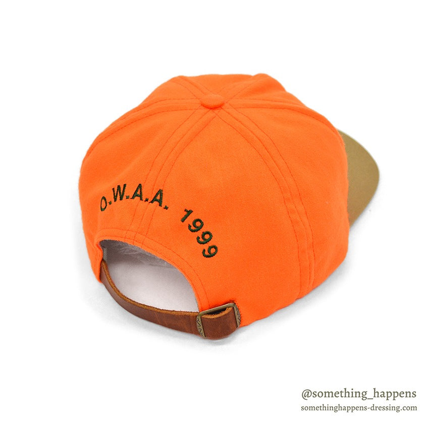 1990's FILSON OWAA ORANGE/TAN CAP...