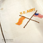 1960s VIETNAM SOUVENIR JACKET (Vietnamese style jacket) 65-66 White...