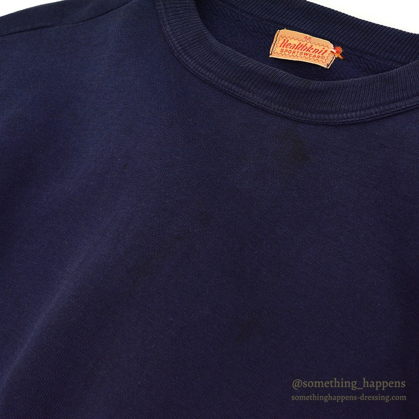 1950's~ HEALTHKNIT DARK NAVY BLANK SWEAT SHIRT... 42