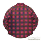1960's BIGMAC PRINT FLANNEL SHIRT RARE COLOR... L