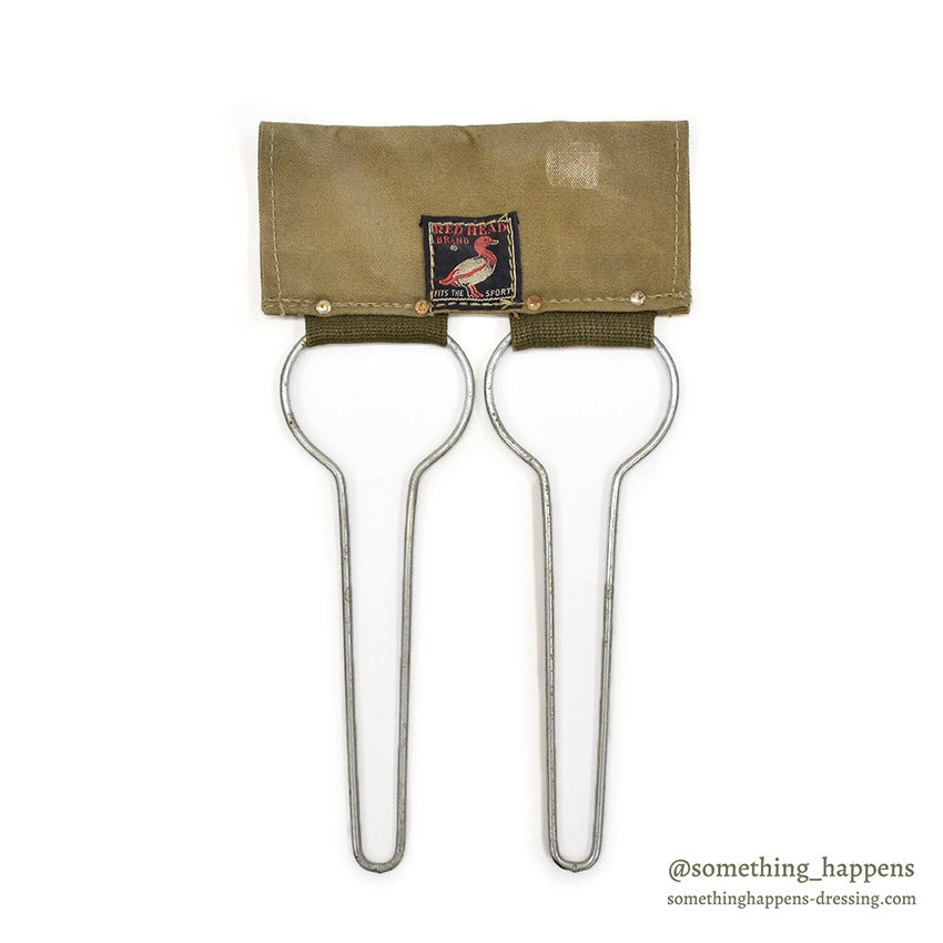 1950's~ RED HEAD HUNTING DUCK CARRIER / NECK HOLDER...