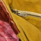 1970's PATCHWORK QUILT VELOR BAG...