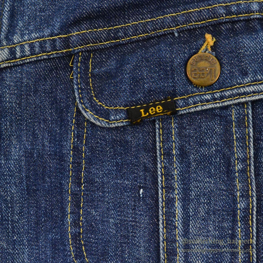 1960's Lee 101-J DENIM JACKET / BIG SIZE...50