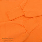 1960's DEADSTOCK BRENT ORANGE FREEDOM SLEEVE SWEAT SHIRT ... L