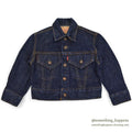 1960's~ LEVI'S BIGE DENIM JACKET FOR KIDS / DOUBLE RED TAB ...