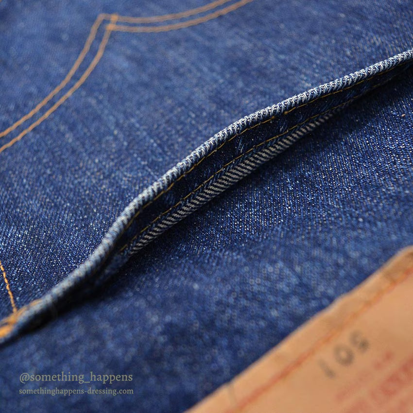 1960's~ LEVI'S BIGE DENIM TOTE BAG...