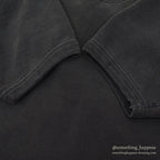 1960's PENNEY'S BLANK S/S SWEAT SHIRT / BLACK ... L