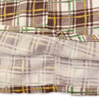 1950's OLD COTTON PRINT FLANNEL SHIRT...