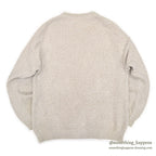 1990's WILLIS & GEIGER FRONT-V COTTON SWEATER ... M