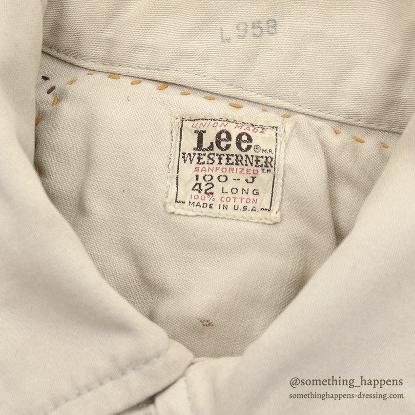1960's Lee WESTERNER 100-J / PATCHWORK LEATHER... 42 LONG