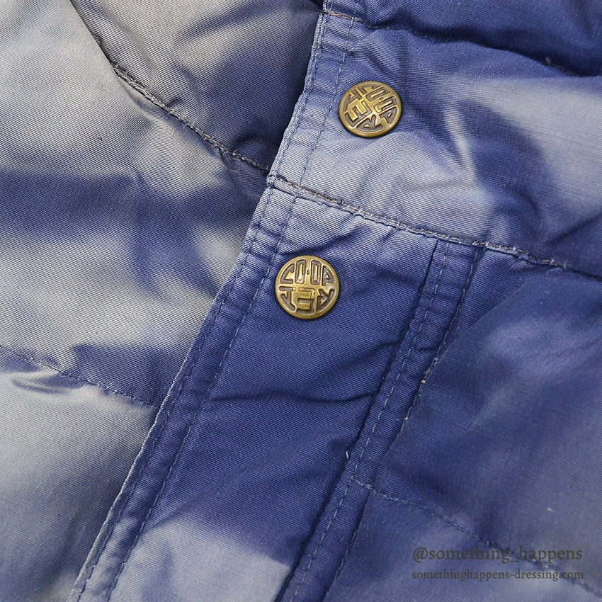 1980's REI DOWN VEST NAVY / SUN FADED ... L