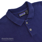 1980's PATAGONIA HEAVY WEIGHT COTTON POLO SWEATER...M