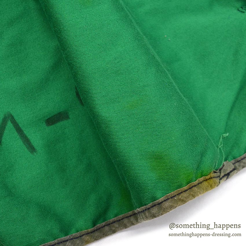 1980's USNAVY LIFE PRESERVER VEST MARK1 T GREEN / STENCIL ... L