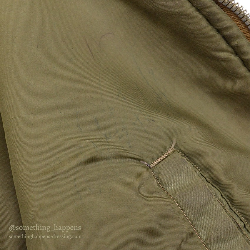 1950's B-15C OD FLIGHT JACKET / RARE COLOR ... 44