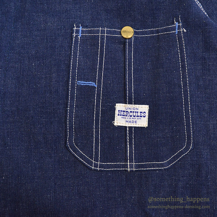1950's~ DEADSTOCK HERCULES DENIM COVERALL...