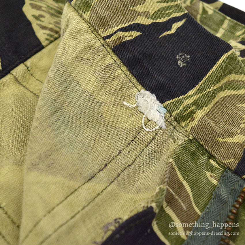 ~1970's ORIGINAL VIETNAM TIGER STRIPE SHORTS...W31