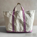 1980's LLBEAN BOAT AND TOTE / PINK... LARGE