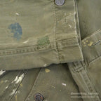 1940's USARMY WW2 M-43 HBT JACKET / PAINT SPLATTER...