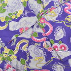 1980's BANANA REPUBLIC SAFARI & TRAVEL RAYON ALOHA SHIRT...M