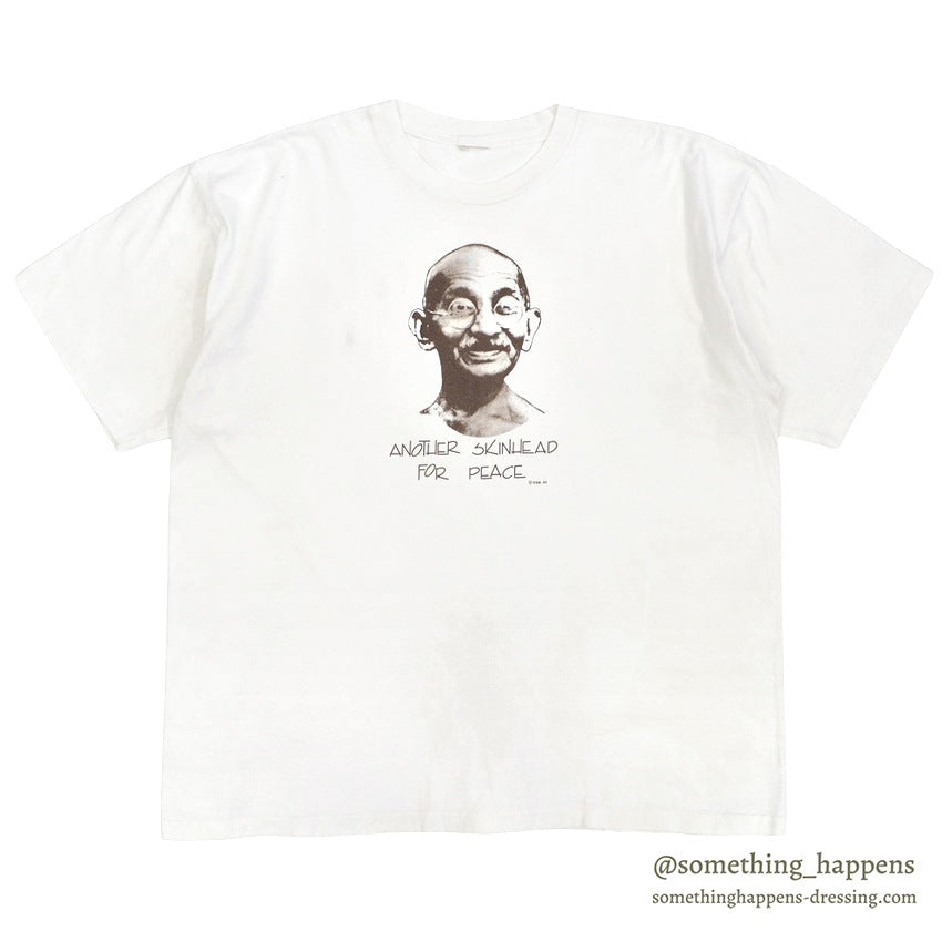 1990's Gandhi PRINT T-SHIRT / HUGE SIZE ...