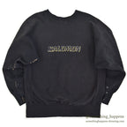 1990's CHAMPION SALOMON REVERSE WEAVE SWEAT SHIRT / BLACK ... L