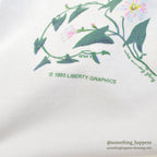 1990's HANES WILD FLOWERS PRINT T-SHIRT ... XL