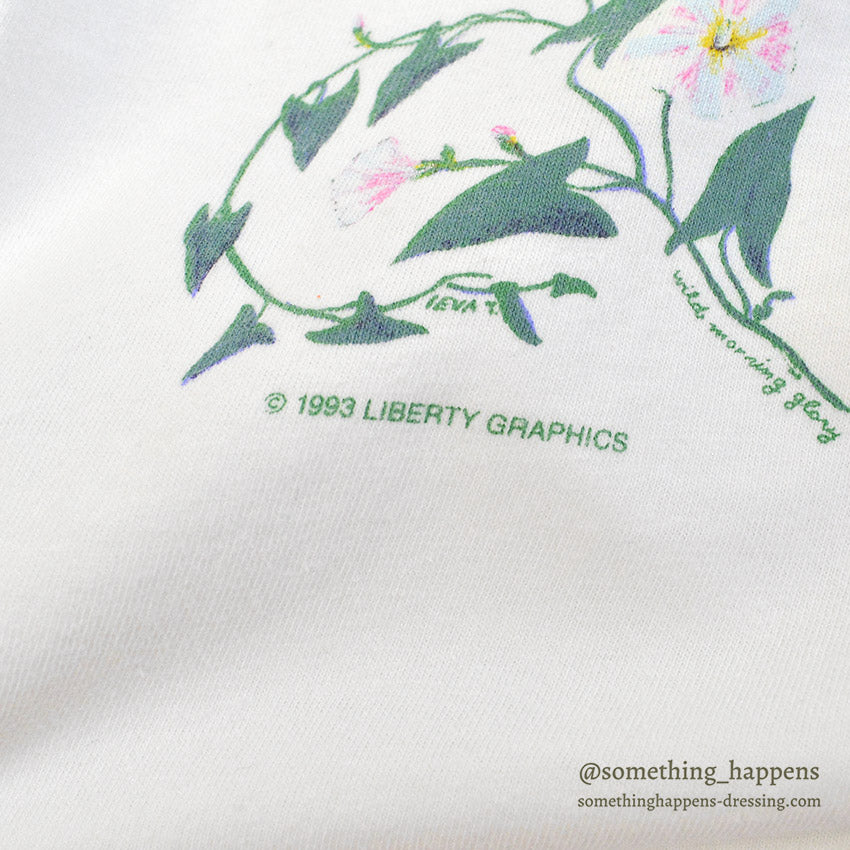 1990's HANES WILD FLOWERS PRINT T-SHIRT ... XL