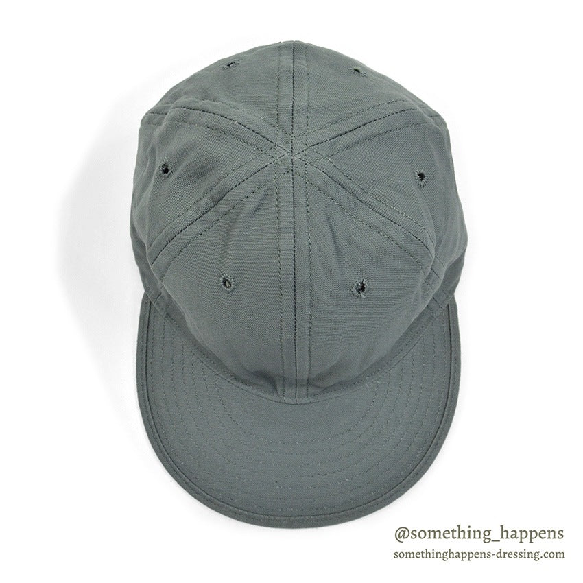 1960's DEADSTOCK USAF CAP, UTILITY, MAN'S COTTON SATEEN SAGE GREEN 2 ... 71/2