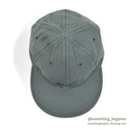 1960's DEADSTOCK USAF CAP, UTILITY, MAN'S COTTON SATEEN SAGE GREEN 2 ... 71/2